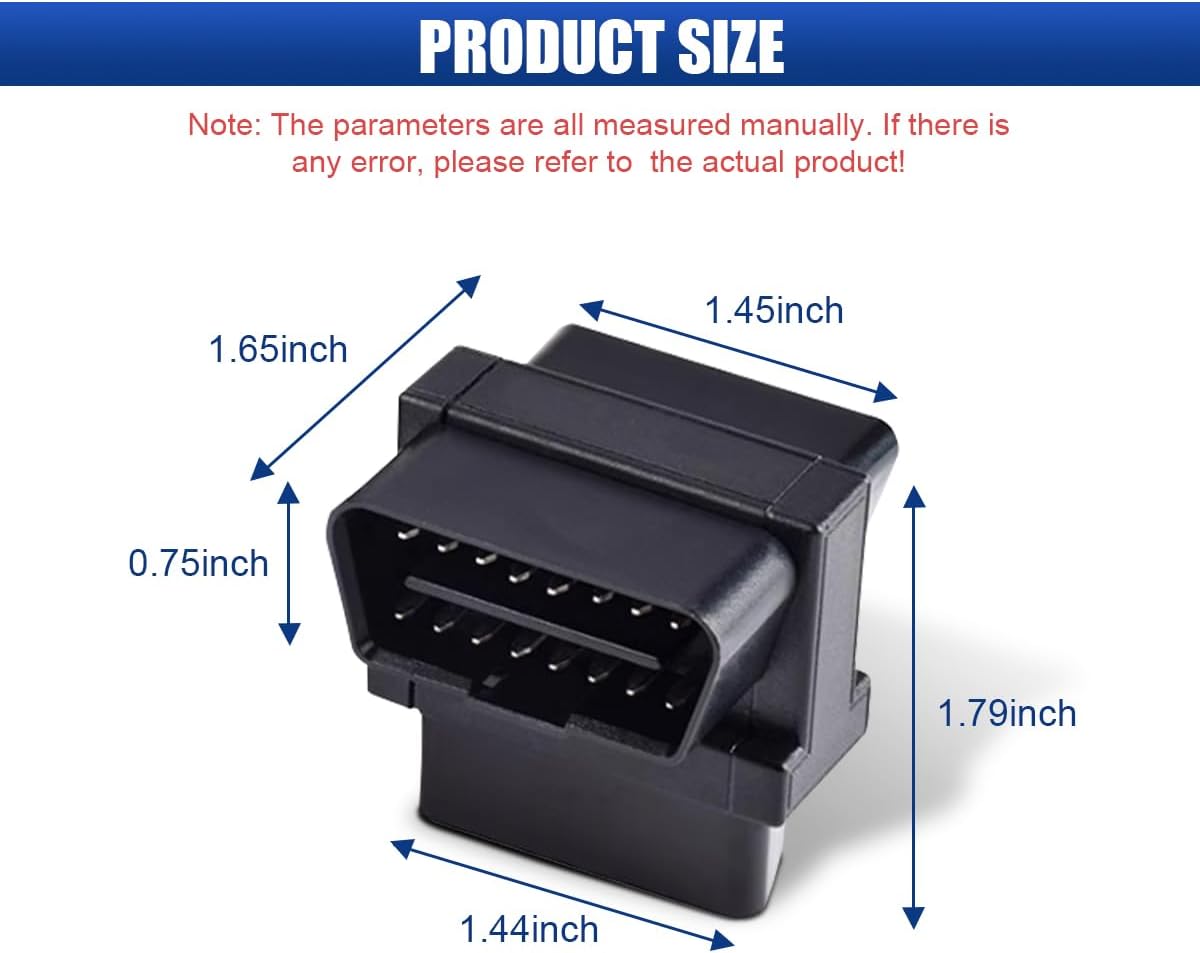 Convertidor OBD2 16 pines macho a 2 hembras