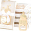 24 Abrebotellas Dorados para Baby Shower con Caja Regalo