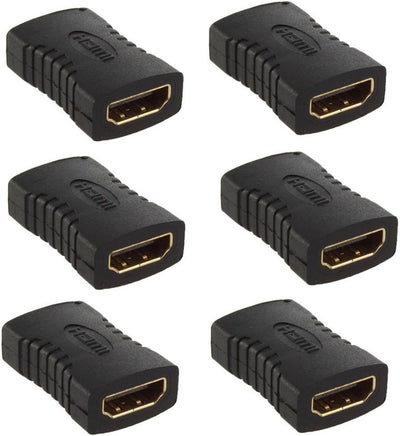 Acoplador HDMI hembra F/F 6 pzas adaptador extensor