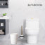 Cubo basura pequeño para baños oficinas pack 3 blanco