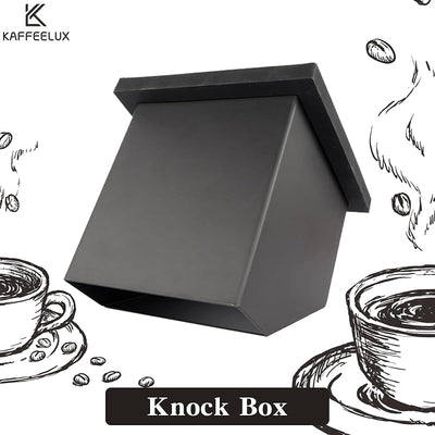 Canaleta acero inox para café expreso con cubo basura