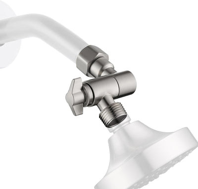Adaptador codo cabezal ducha ajustable 360° montaje pared