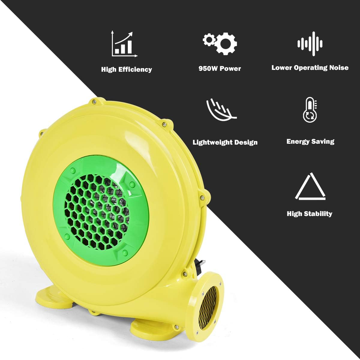 Ventilador 480W para castillo inflable despedida