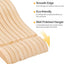 Perchas madera natural para niños pack 10