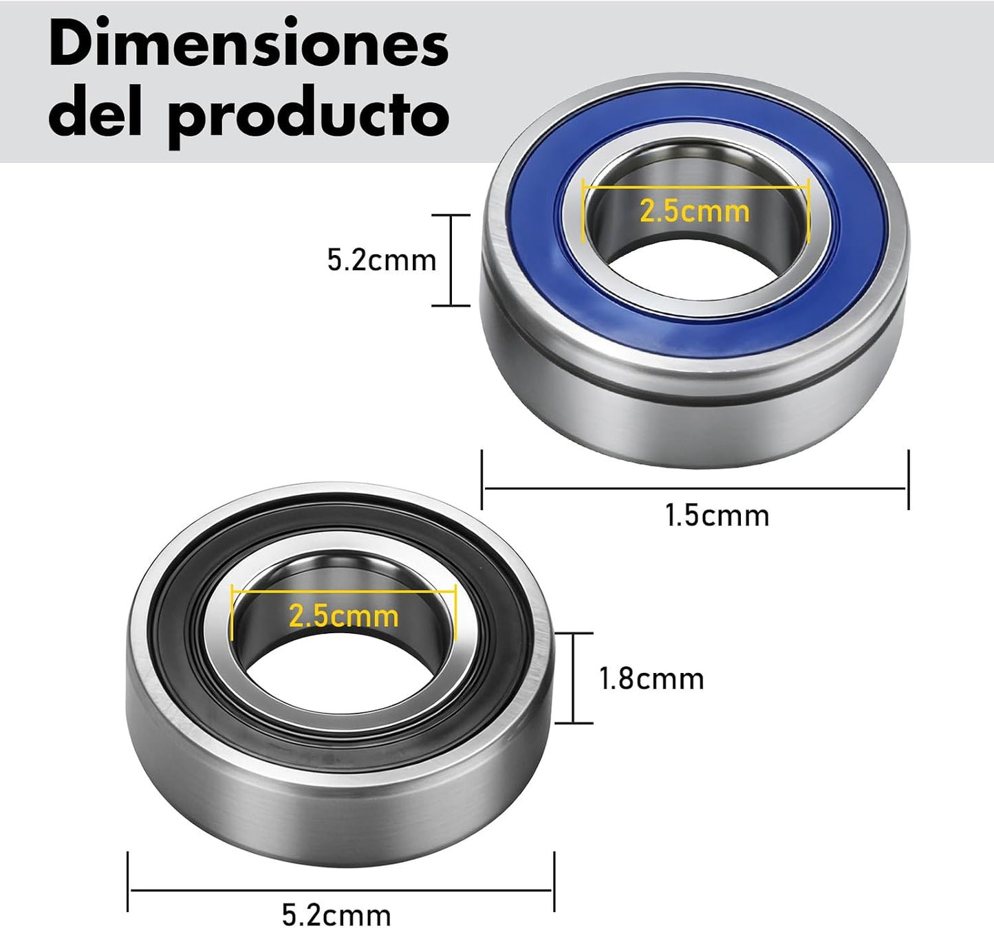 4 Rodamientos Rueda Trasera ABS Harley Electra Glide 08-24