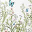 Placas interruptor luz doble con flores baño cocina
