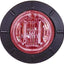 Luz marcador LED redonda transparente roja 1-1/4