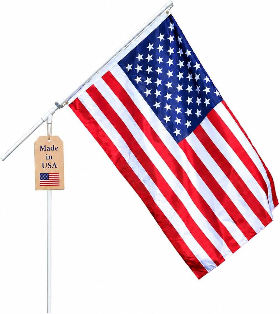 Mástil bandera portátil para camping playa 3x5" PVC