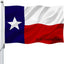 Bandera Texas 2x3" doble cara poliéster 210D