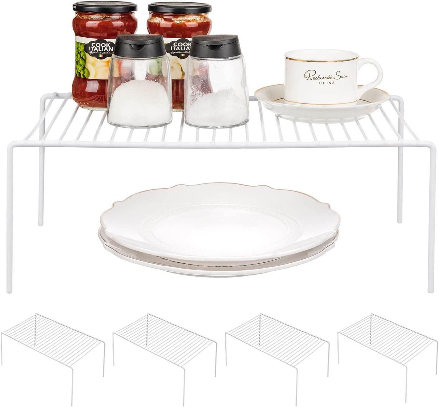 Set 5 estantes alambre metal cocina 15.7x9.4"