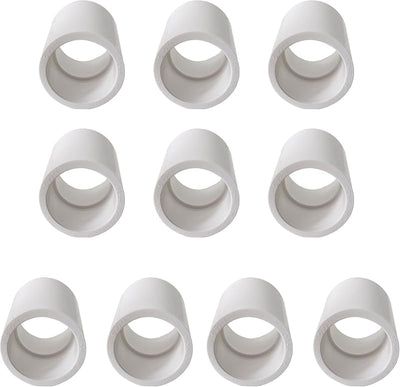 10 Acoplamientos PVC Sch40 3/4pulg Conectores Tubo