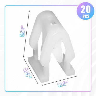 20 Clips Salpicadero para Interior Vehículo