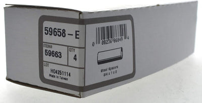 Espaciador acero sin costura 3/4x1x2 pulg set 4 gris