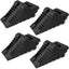 Calzas goma maciza remolque 8.6x3.7x4.7" 4 Uds negro