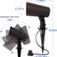 Luces LED jardín 12V 3W 3000-5000K impermeables
