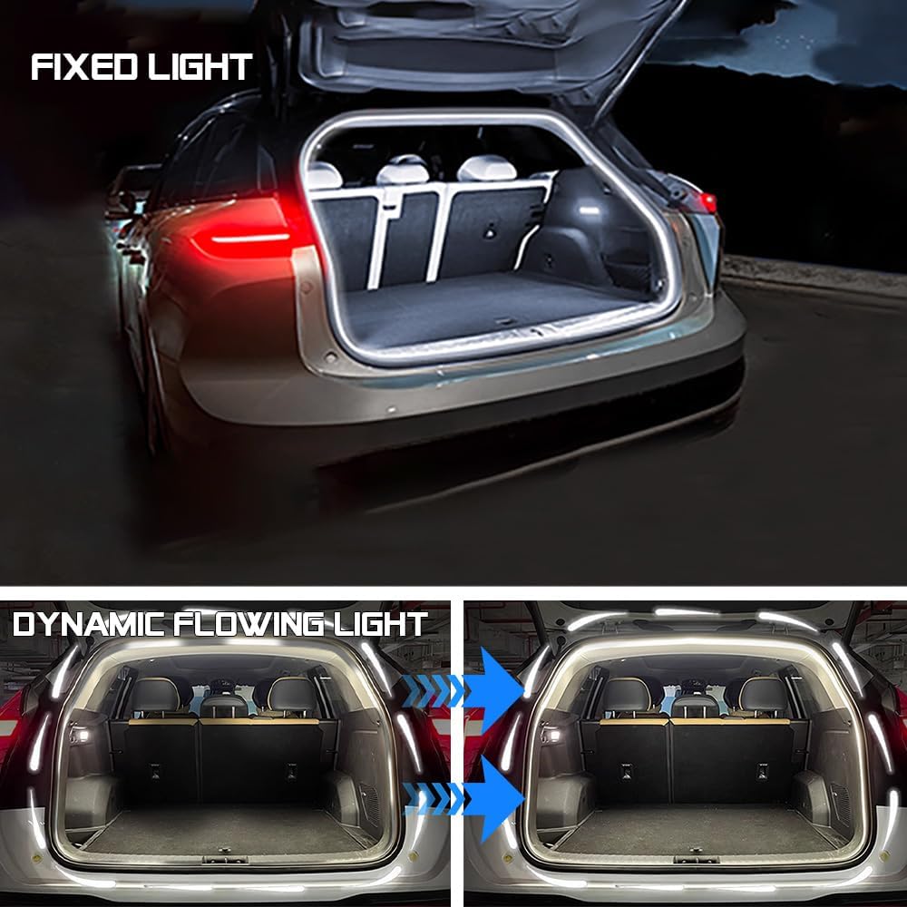Tira luz LED cajuela auto 158" flexible impermeable