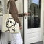 12 Pzas Bolsas Lona Reutilizables 13.6x15.3" Beige