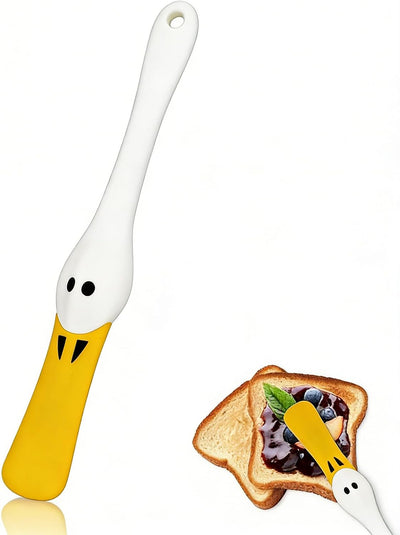 Espátula silicona utensilio cocina decoración pato hornear