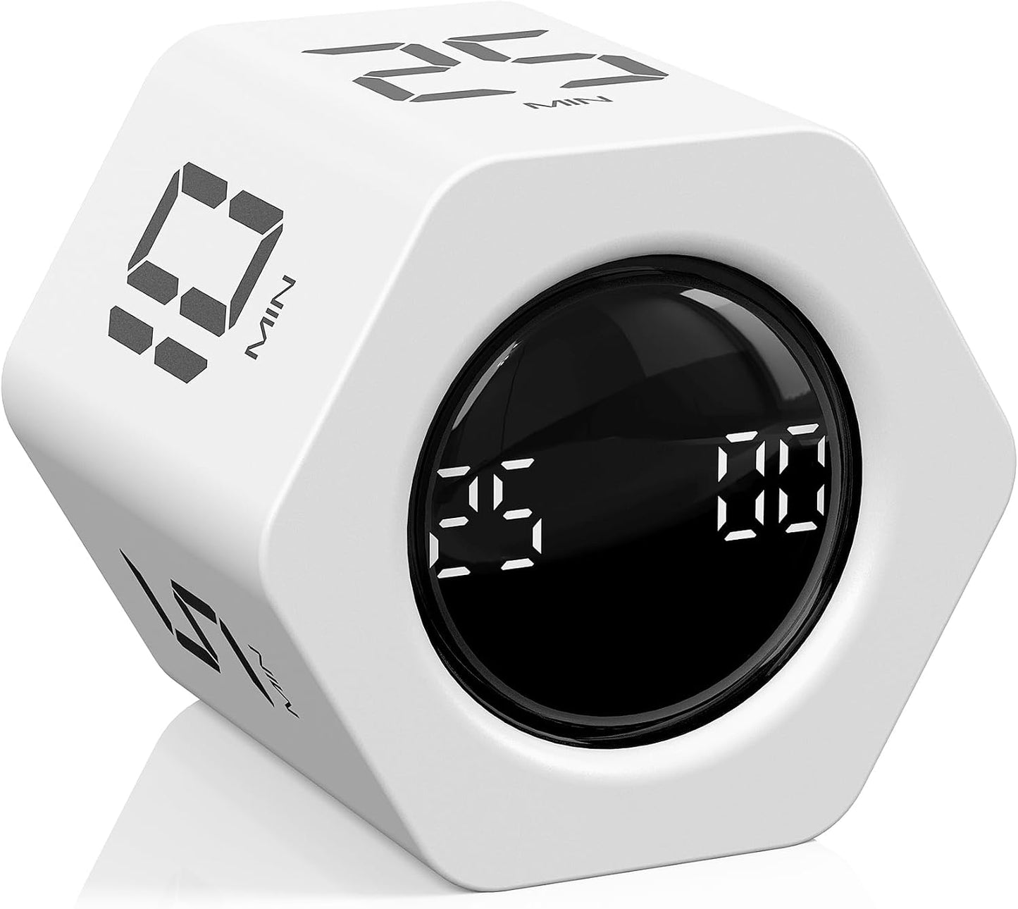 Temporizador Pomodoro giratorio 5-60 min alarma vibración