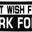 Bandera gimnasio 24x72" 'Don't Wish for it Work for it'