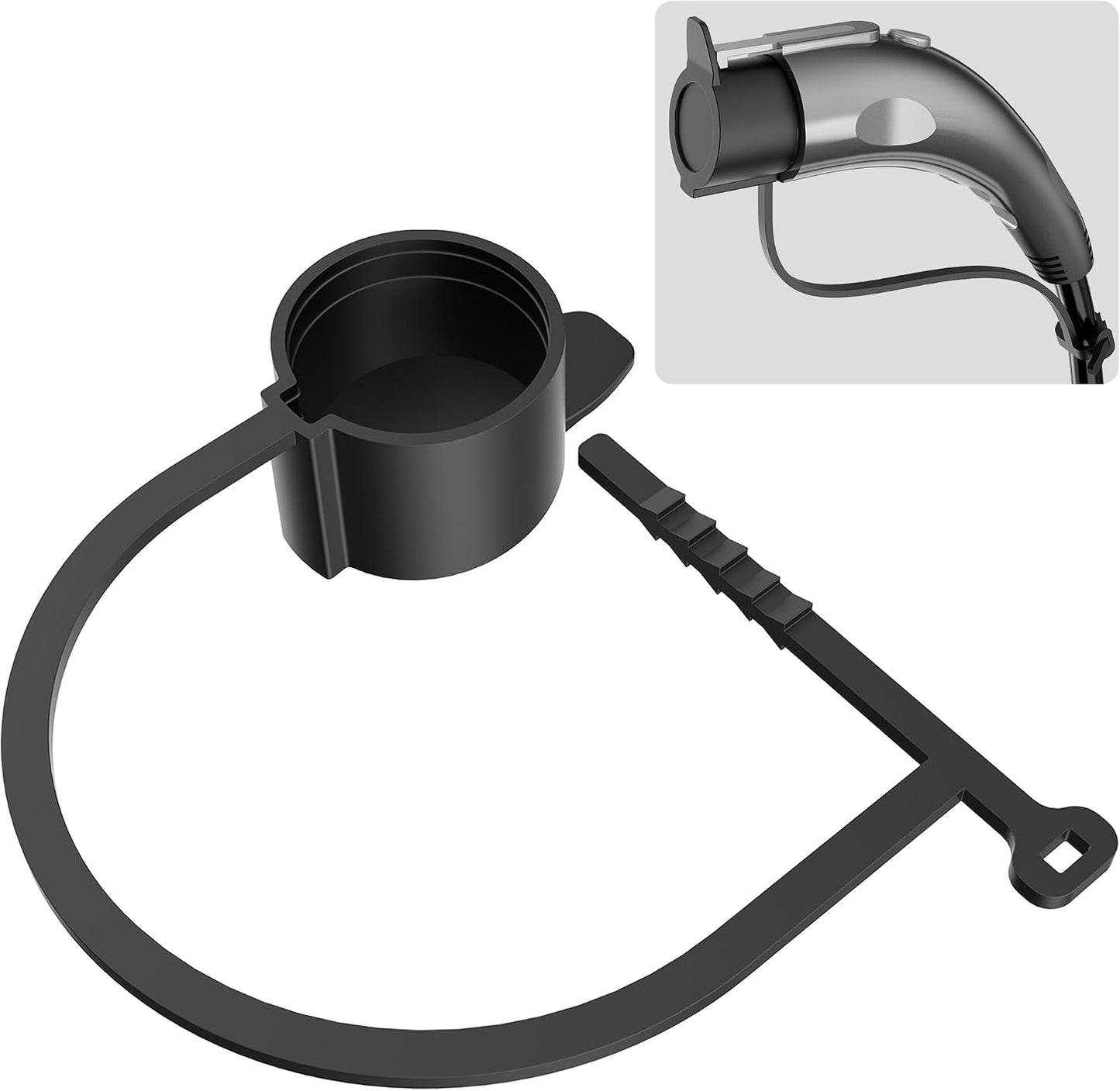 Cubierta enchufe EV J1772 con cremallera antipolvo duradera