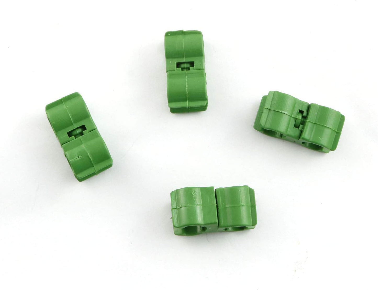 20 Conectores Plástico Ajustables Hebilla Ratán 0.433pulg