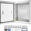 Caja eléctrica NEMA 4X acero 20x16x6pulg con cerradura