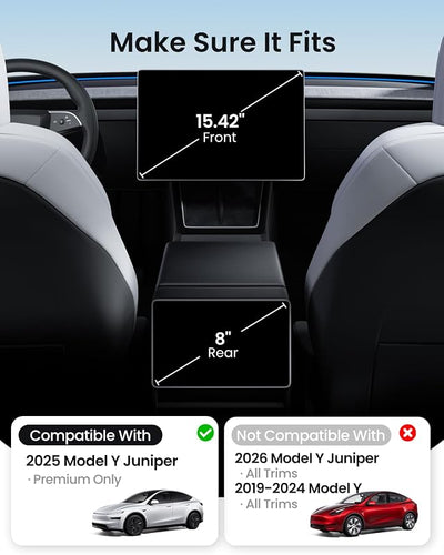 Protector pantalla Tesla Model Y 2025 vidrio 9H antirreflejos mate