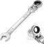 Llave trinquete 9/16pulg 72 dientes acero cromo vanadio