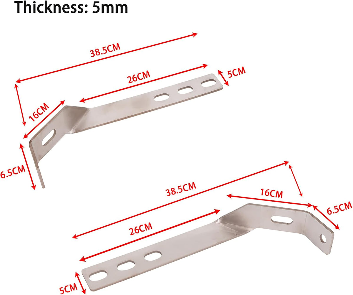 Soportes parachoques Peterbilt 378-379 16-20pulg