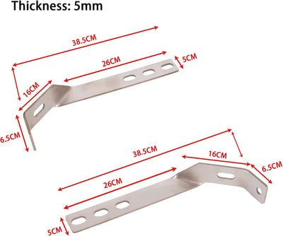 Soportes parachoques Peterbilt 378-379 16-20pulg