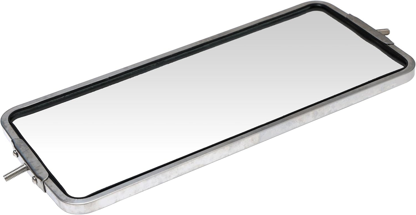 Espejo acero inox 7x16" estilo West Cost