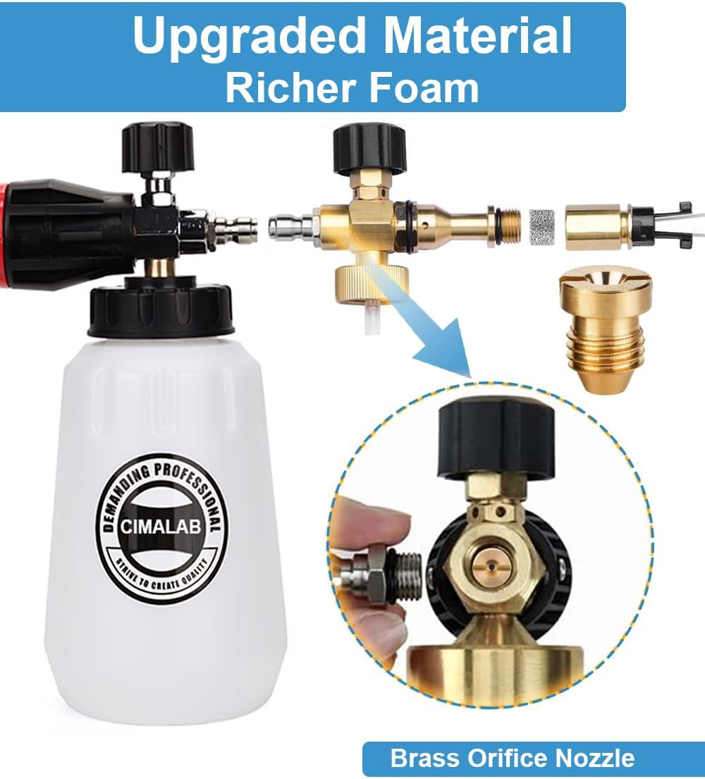 Orificio 0.043pulg para cañón espuma universal 1.1 lavadora presión