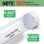 Tapa PVC 6pulg comp SCH40 para tubería muebles