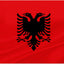 Bandera Albania 3x5ft poliéster ojales latón resistente