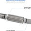 Tubo escape flexible acero inox 1.75x8"