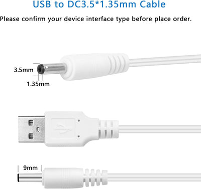 Cable carga USB para limpiador facial FOREO Luna