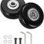 Rueda equipaje repuesto 45x18mm goma negro