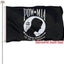 Banderas bordadas Pow MIA 3x5 resistente nailon