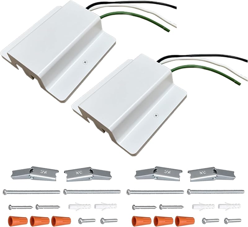 2 Conectores Flotantes para Rieles Toldo H 3 Alambre