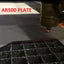 Set 4 AR500 acero 8x3/8" para disparo láser