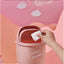 Cubo basura 0.4gal dormitorio 60 bolsas conejo blanco
