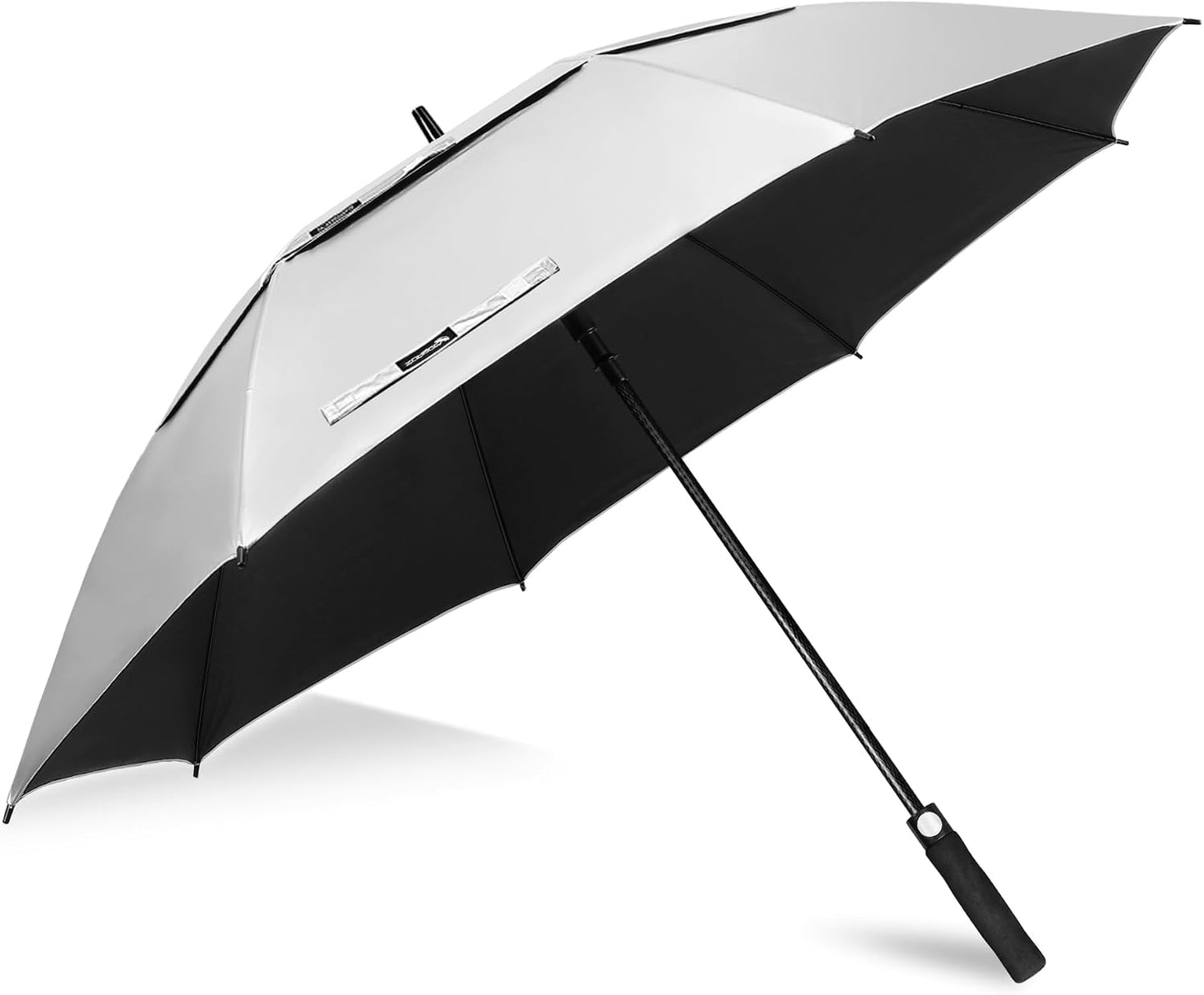 Paraguas golf UV 51-68" UPF50 resistente viento