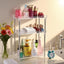 Organiz. baño 3 niveles acrílico transparente