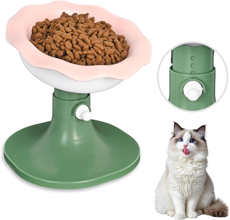 Cuencos cerámica ajustables para gatos y perros encaje