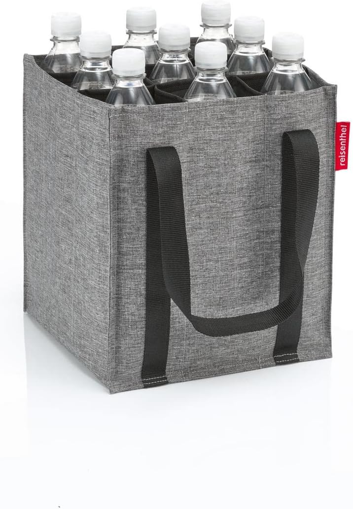 Bolsa botellas 9 compartimentos plata torcida