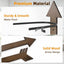 Soporte sombrero vaquero diseño flecha madera 4 pzas