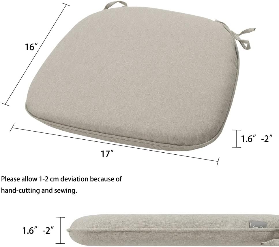 2 Cojines Silla Forma U Impermeables Exteriores e Interiores