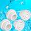 4 Tapones silicona para escalera piscina enterrada 1.9"