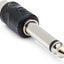 Adaptador TS 0.25pulg para cable RCA GPR101 Negro